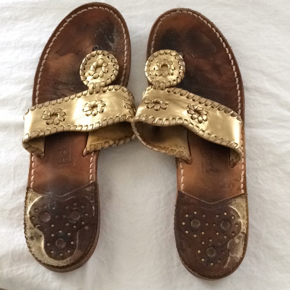 Well-loved JR sandals.
